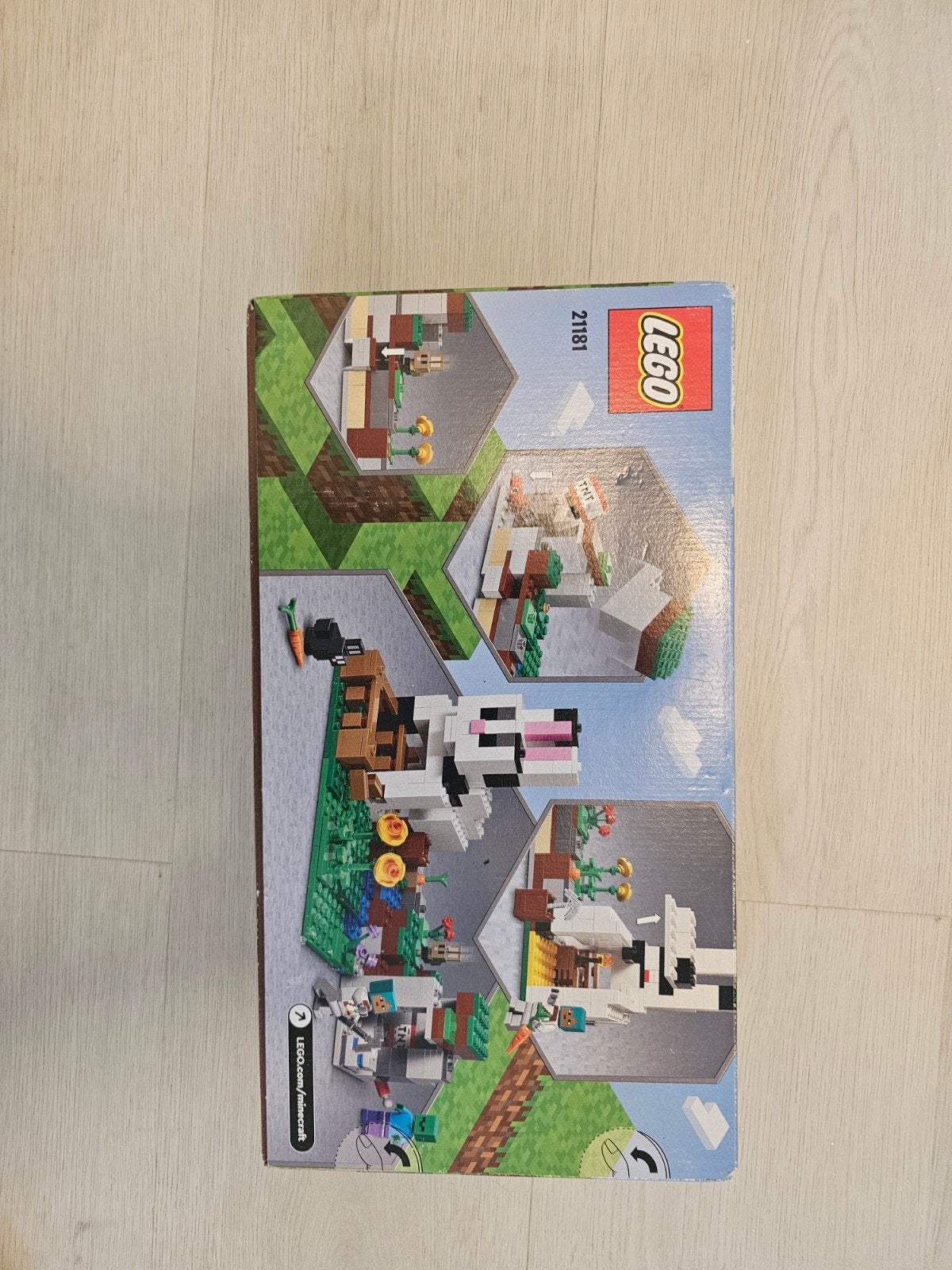 LEGO Minecraft 21181 De Konijnenboerderij, Ophalen of Verzenden, Nieuw, Overige merken