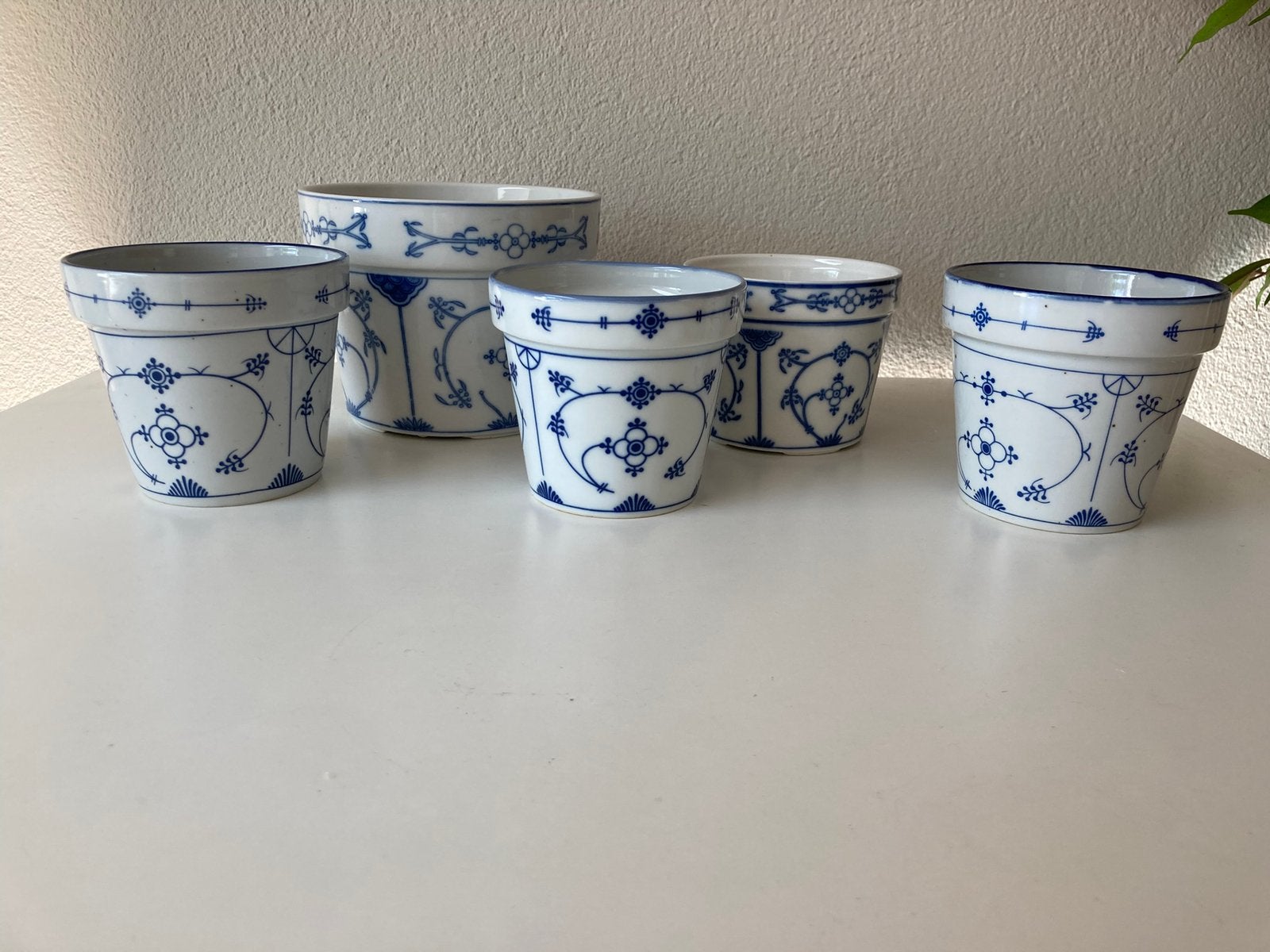 VINTAGE SAKSISCHE OVERPOTTEN, Ophalen of Verzenden