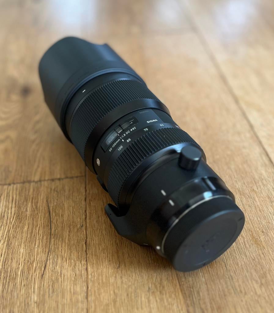 Sigma 50-100mm f/1.8 DC HSM ART Canon EF-S mount lens, Audio, Tv en Foto, Fotografie | Lenzen en Objectieven, Ophalen of Verzenden
