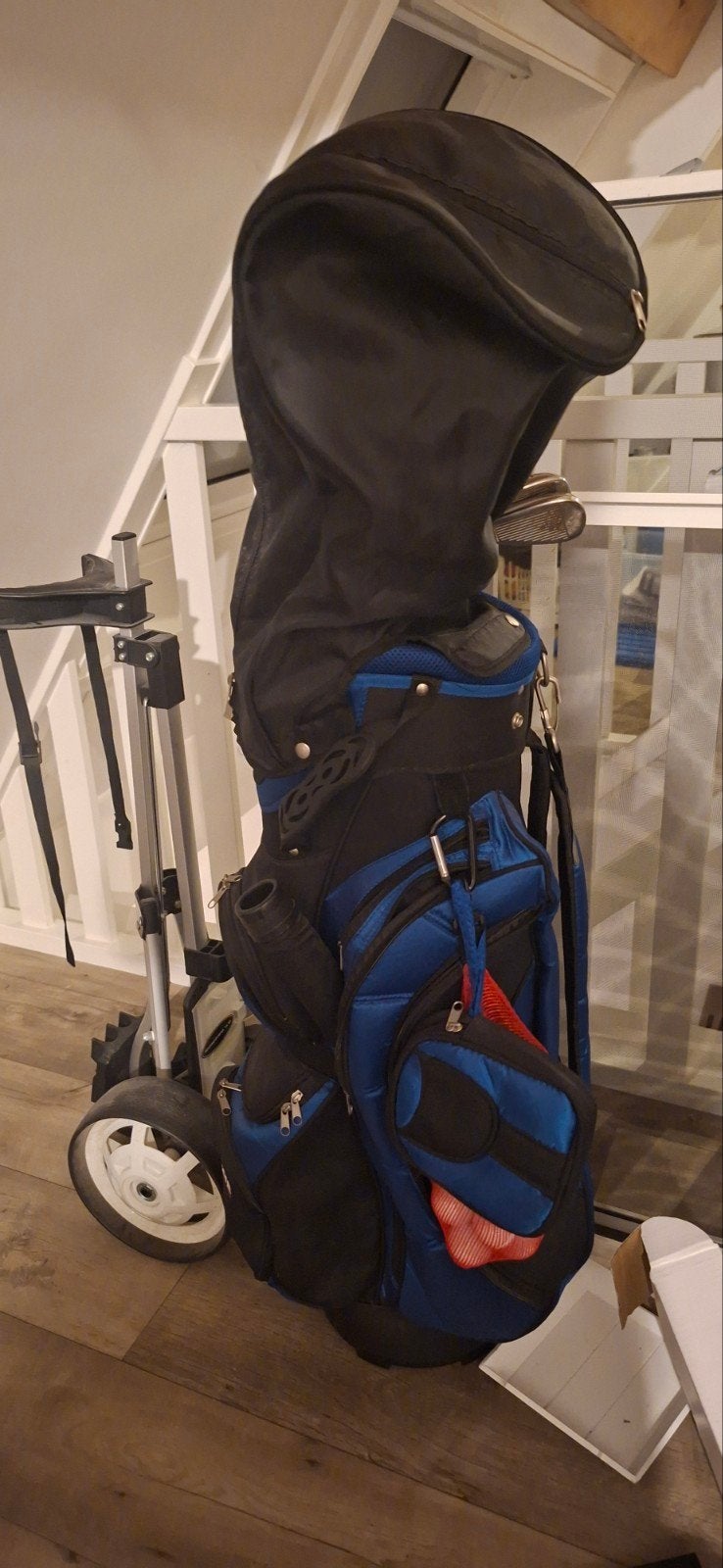 St George Heren Rechtshandig Golfset met Golftrolley, Sport en Fitness, Ophalen of Verzenden, Gebruikt, Set, Overige merken