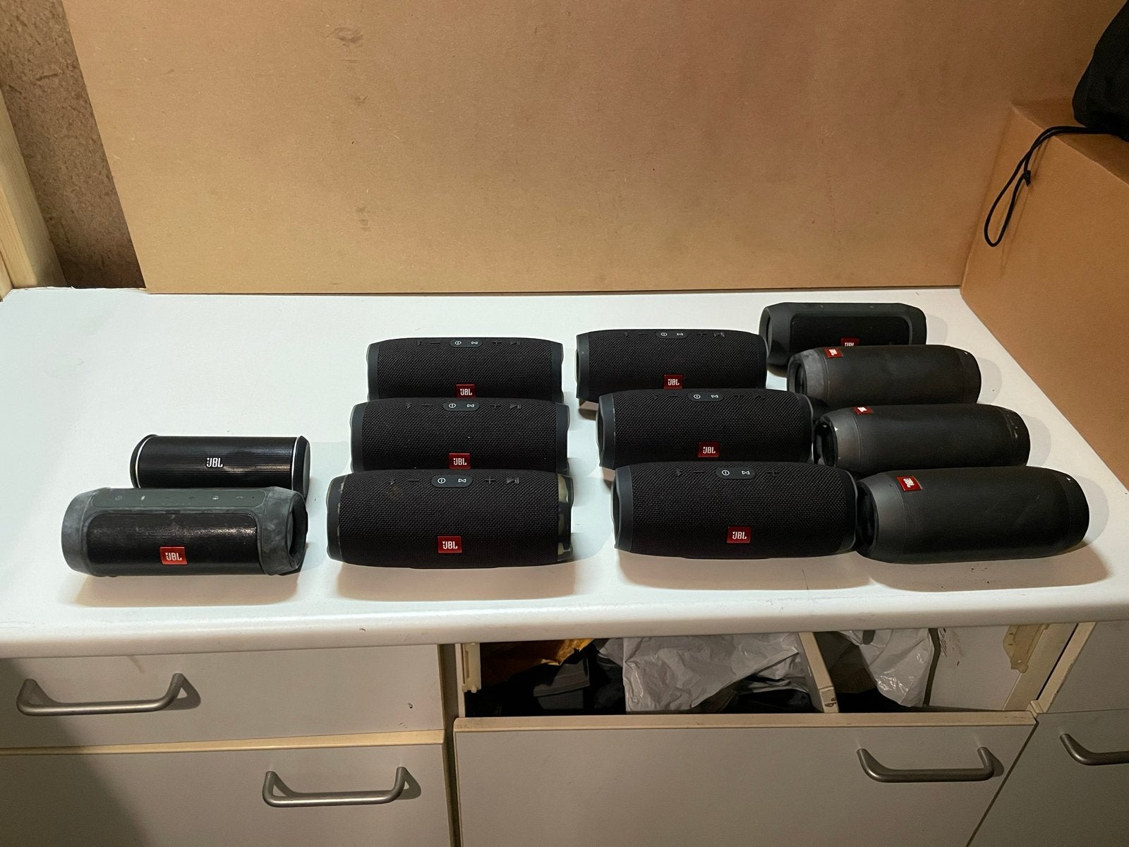 Partij JBL speakers voor de handige harry - Werking onbekend, Ophalen of Verzenden, Niet werkend, Overige typen, JBL