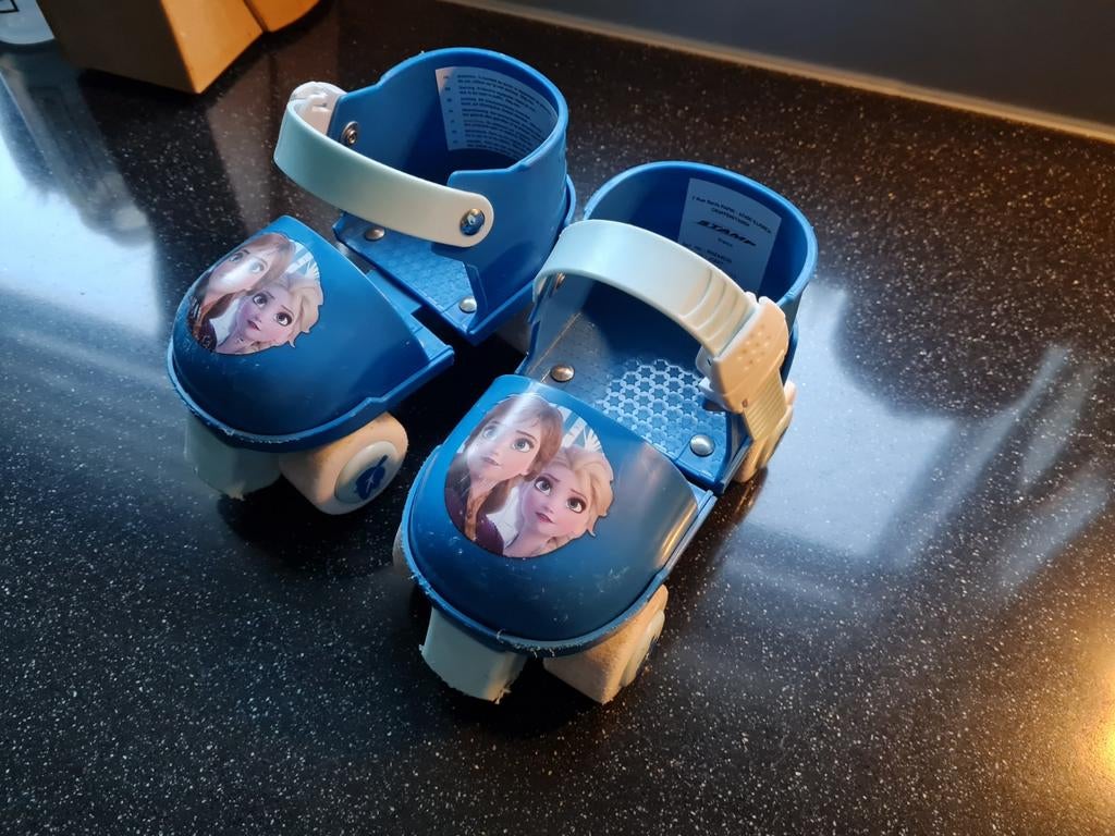 Verstelbare rolschaatsen van Frozen maat 23-27, Ophalen, Gebruikt