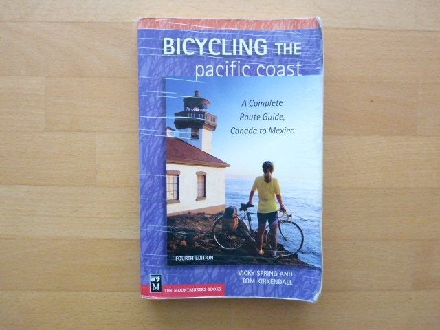 Cycling the pacific coast Vicky Spring and Tom Kirkendall, Boeken, Fiets- of Wandelgids, Ophalen of Verzenden, Noord-Amerika, Gelezen
