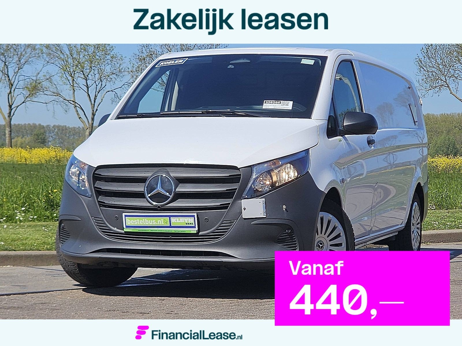 MERCEDES-BENZ VITO 110 veba box xl euro6, Gebruikt, Wit, Bedrijf, 2 stoelen