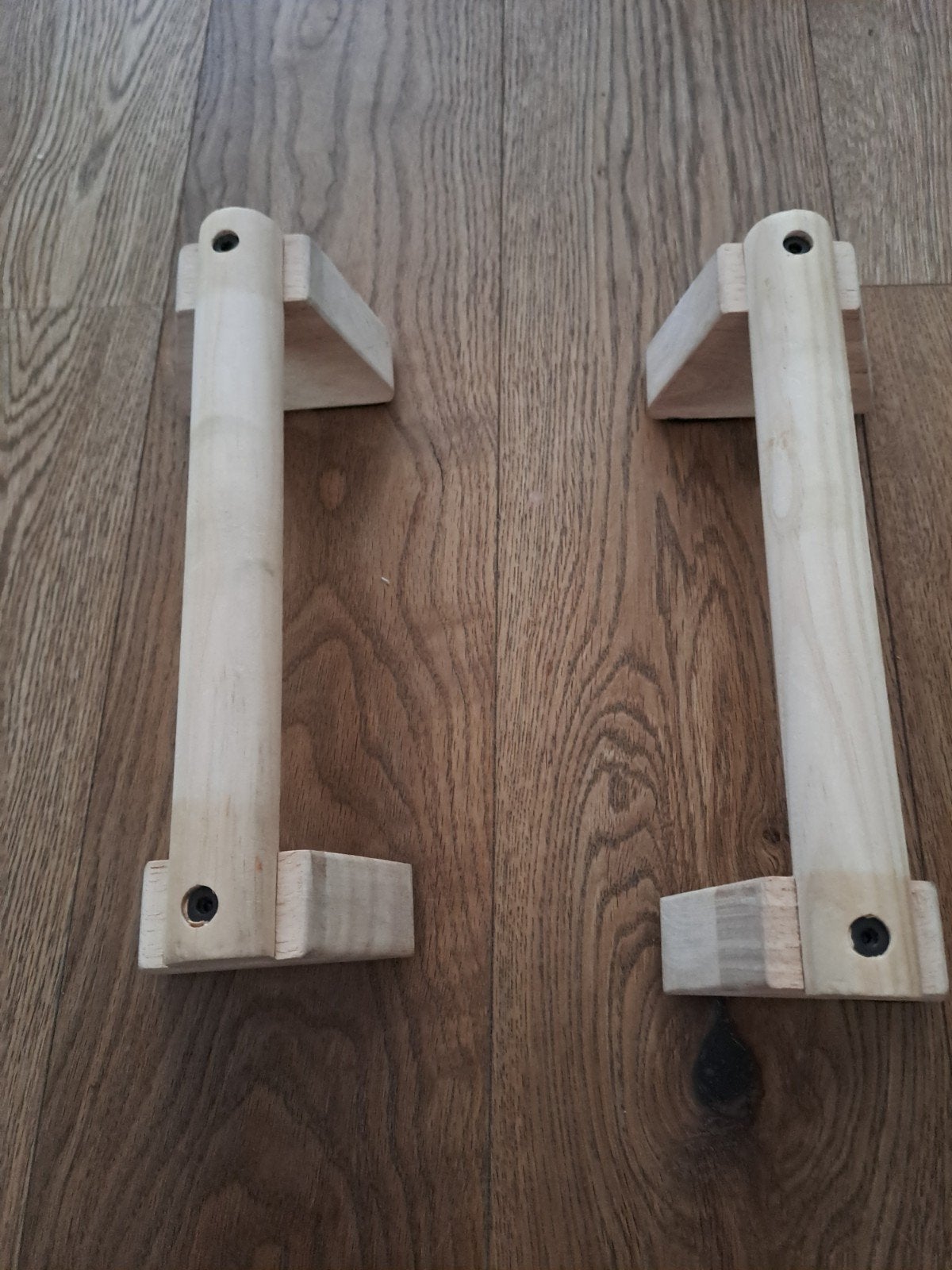 Calisthenics houten parallettes push up bar, Ophalen of Verzenden, Zo goed als nieuw, Buik, Push-up steun