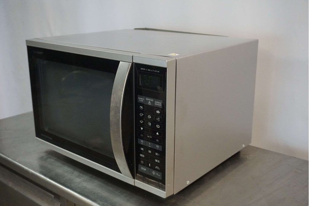 Sharp inverter combi magnetron combimagnetron | R-971 (in) W, Combimagnetron, Gebruikt, Draaiplateau, Niet ingevuld