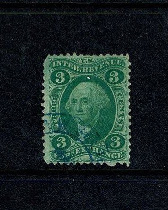 Amerikaanse belastingzegel - 1e belastinguitgifte 1862-1871, Postzegels en Munten, Verzenden, Gestempeld, Overige thema's