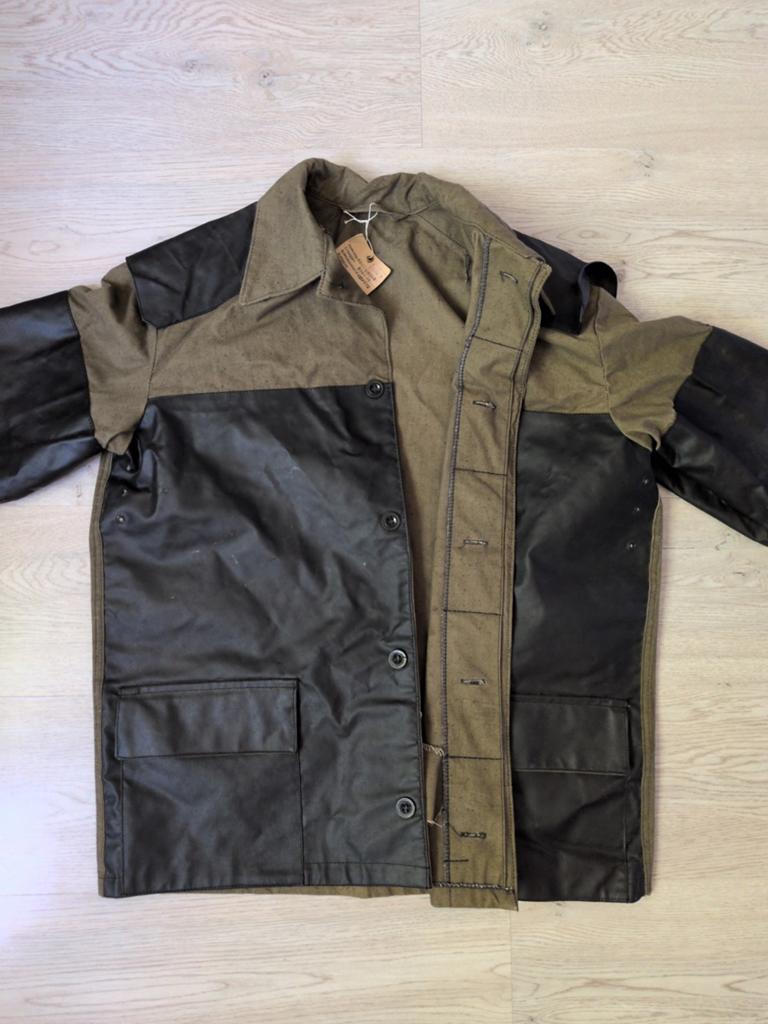 Vintage Sovjet-Unie Lasjas Maat M met Originele Labels, Ophalen of Verzenden, Gedragen, Maat 48/50 (M), Groen