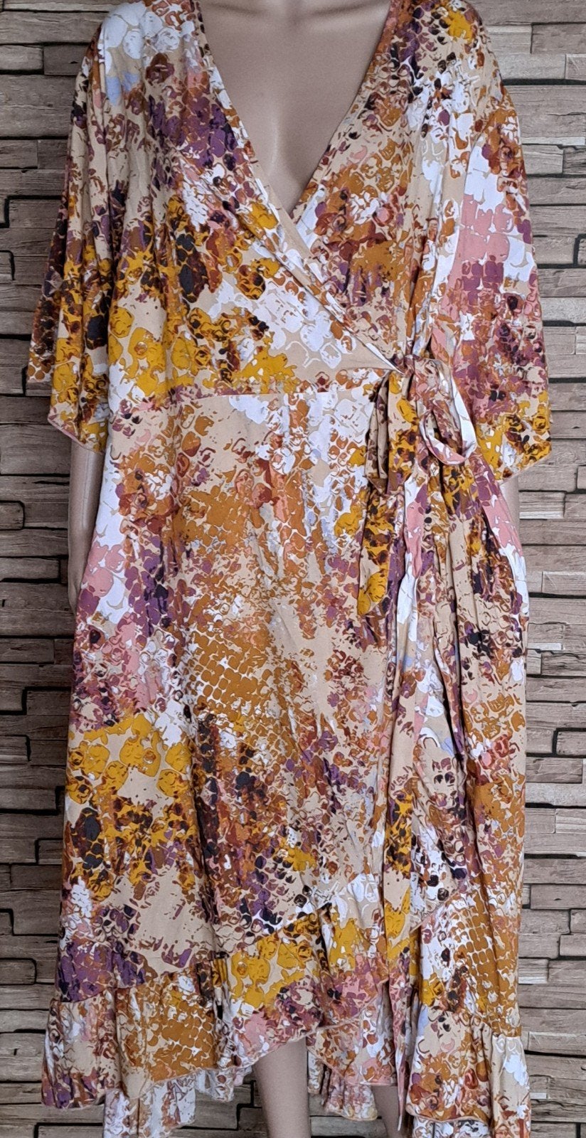 Ophilia viscose jurk, maat 50, nieuw met label, Jurk, Nieuw, X, Ophilia