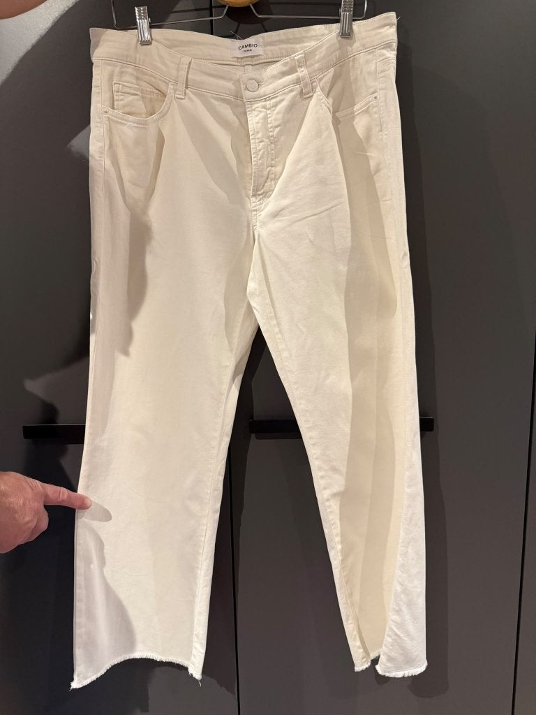 Zo goed als nieuwe Cambio broek, maat 44(kleine 46 lengte 30, Cambio, Wit, Maat 46/48 (XL) of groter, Ophalen of Verzenden