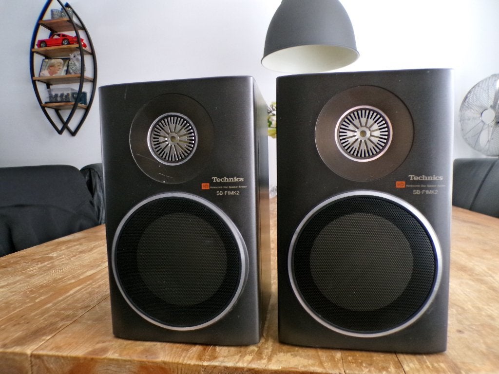 High-End Technics Linear Phase honeycomb speakers SB-F1 MK2, Overige merken, Gebruikt, Ophalen of Verzenden, 60 tot 120 watt