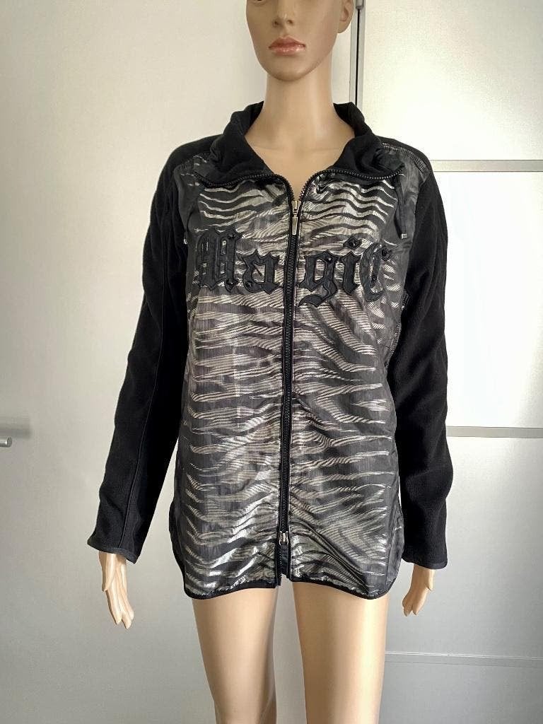 H817 Airfield maat 42/44=L vest jasje jas zwart, Kleding | Dames, Zwart, Maat 42/44 (L), Ophalen of Verzenden, Zo goed als nieuw