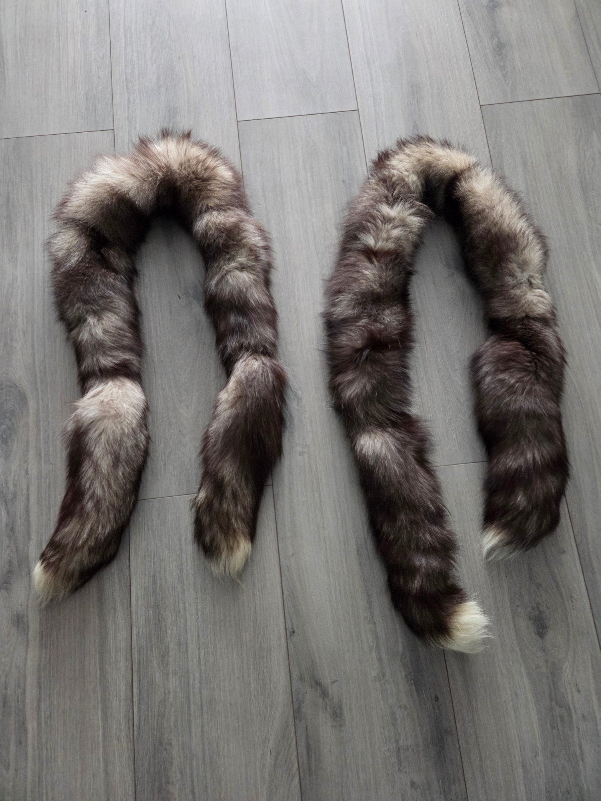 Luxe bont stola of sjaal 160cm lang van crystal fox bont fur, Onbekend, Verzenden, Zo goed als nieuw