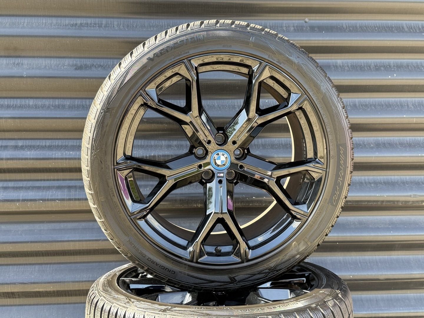 Nws 21” Orig Bmw Styl 741M G05 X5 X6 G06 velgen Winterbanden, Gebruikt, -, -, Banden en Velgen