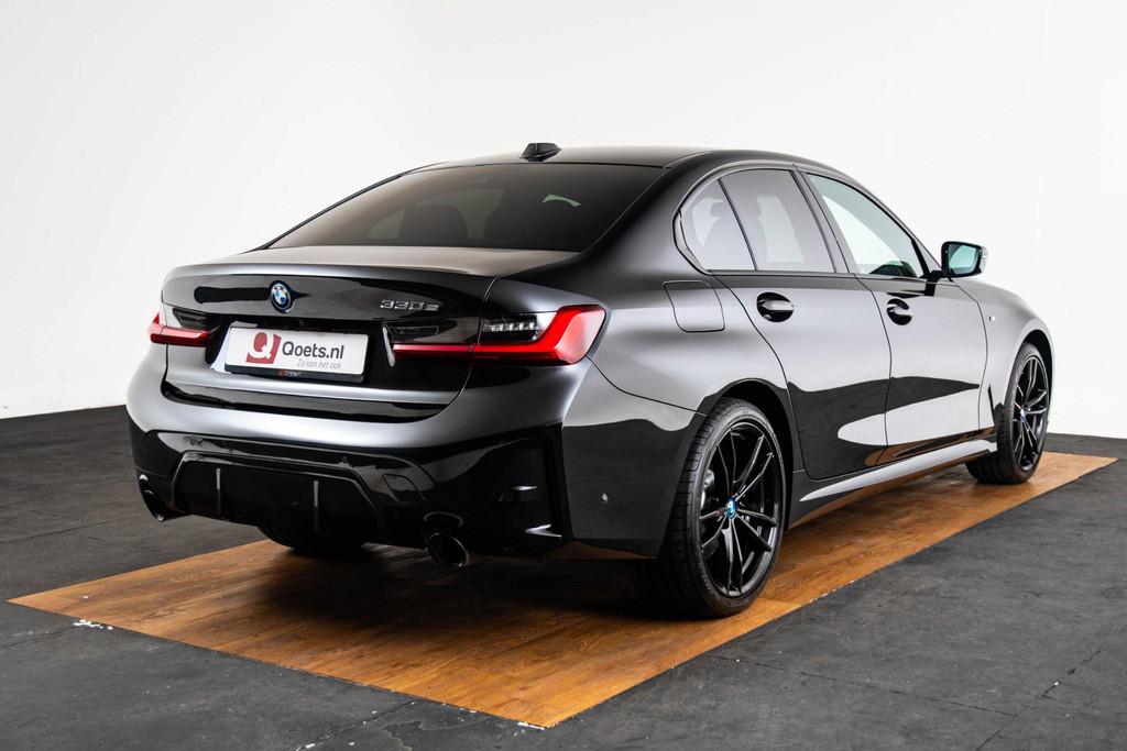 BMW 3-serie 330e M Sport - Ambiance verlichting - Parking As, Achterwielaandrijving, Gebruikt, 4 cilinders, Zwart
