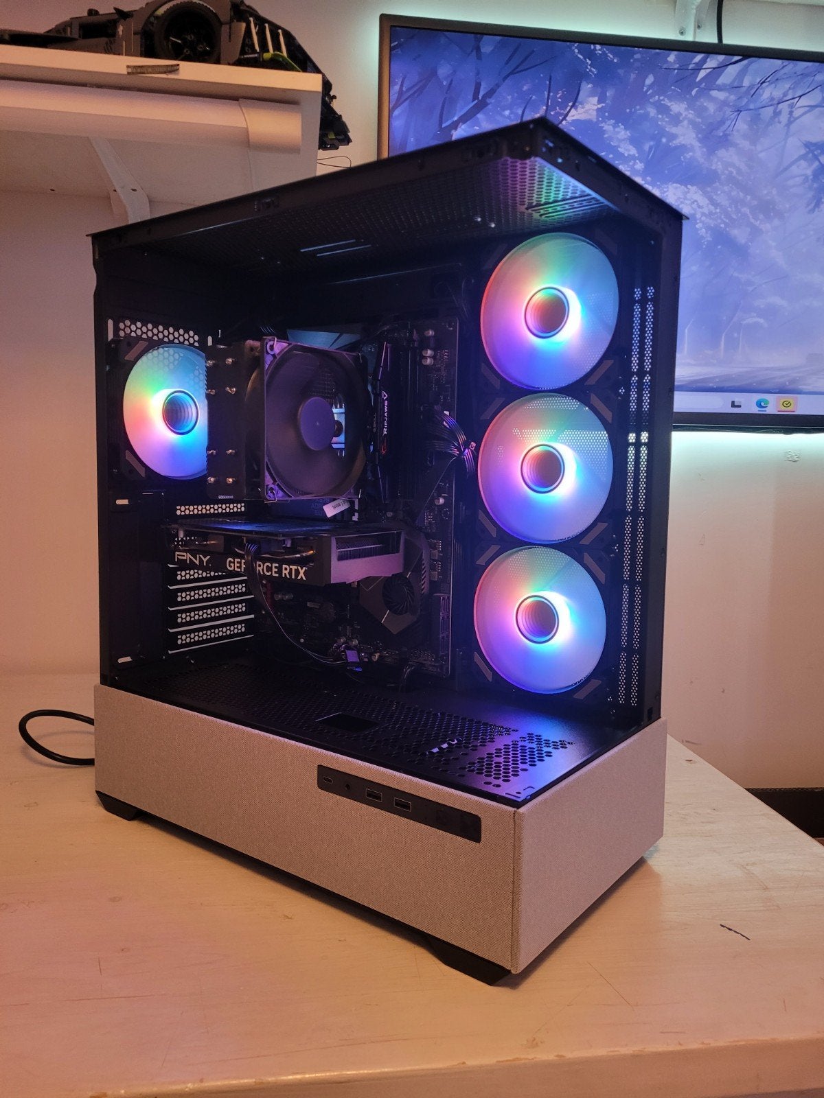 GAME PC/RTX 4060/RYZEN 7 3700X /X570 AORUS ELITE/ 'NIEUW' /, Computers en Software, Desktop Pc's, Zo goed als nieuw, 4 Ghz of meer