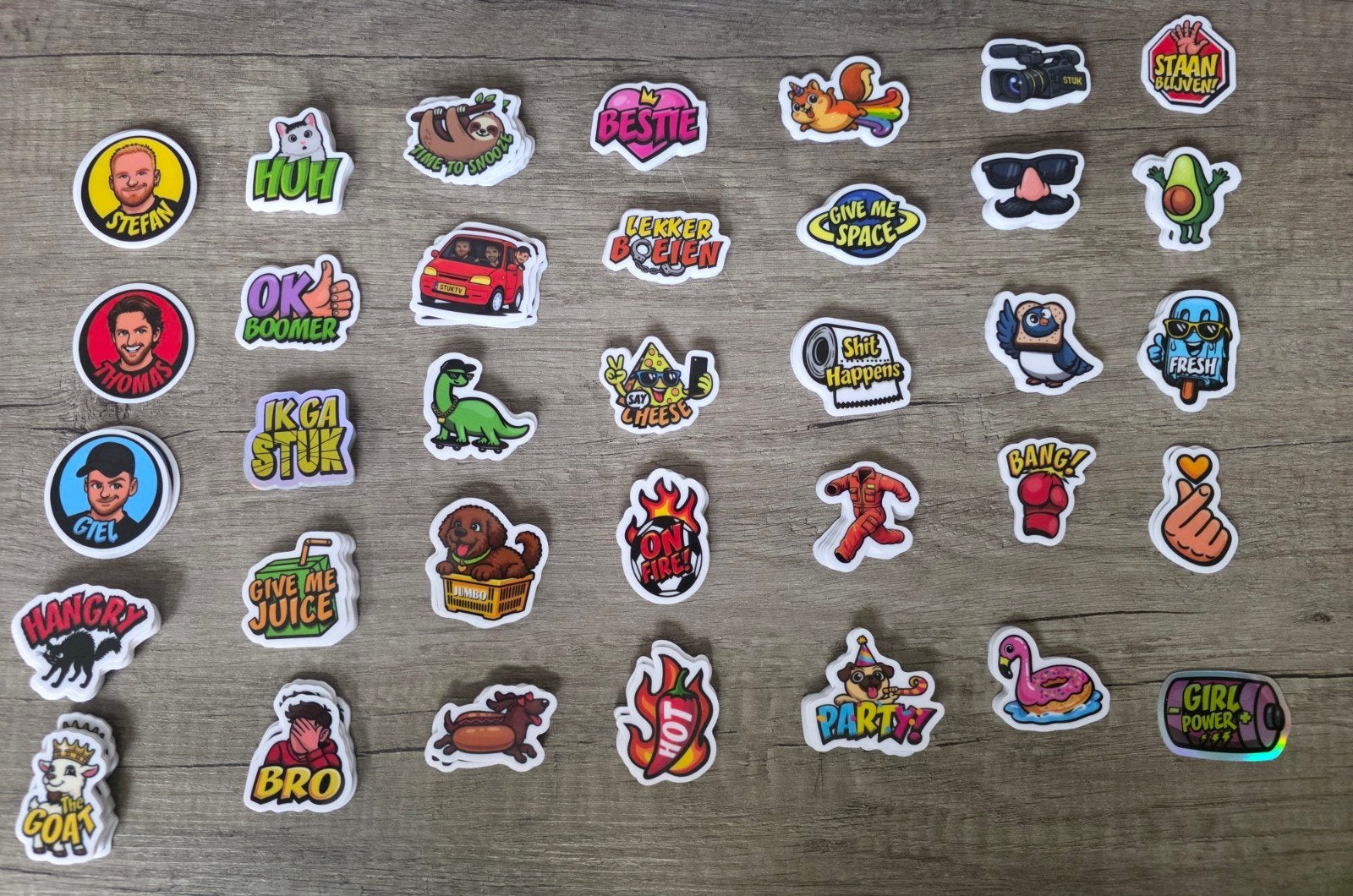 Stuk tv | Jumbo stickers | ruim aanbod | op=op, Verzamelen, Ophalen of Verzenden, Nieuw, Overige typen