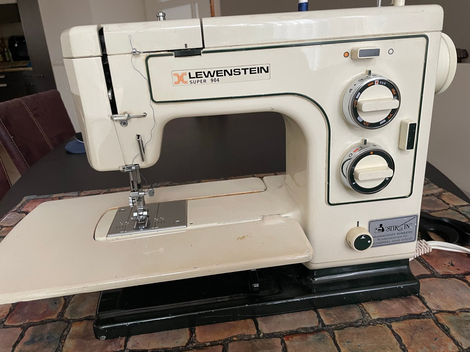 Lewenstein Super 904 Naaimachine met Koffer, Ophalen, Gebruikt, Naaimachine, Lewenstein