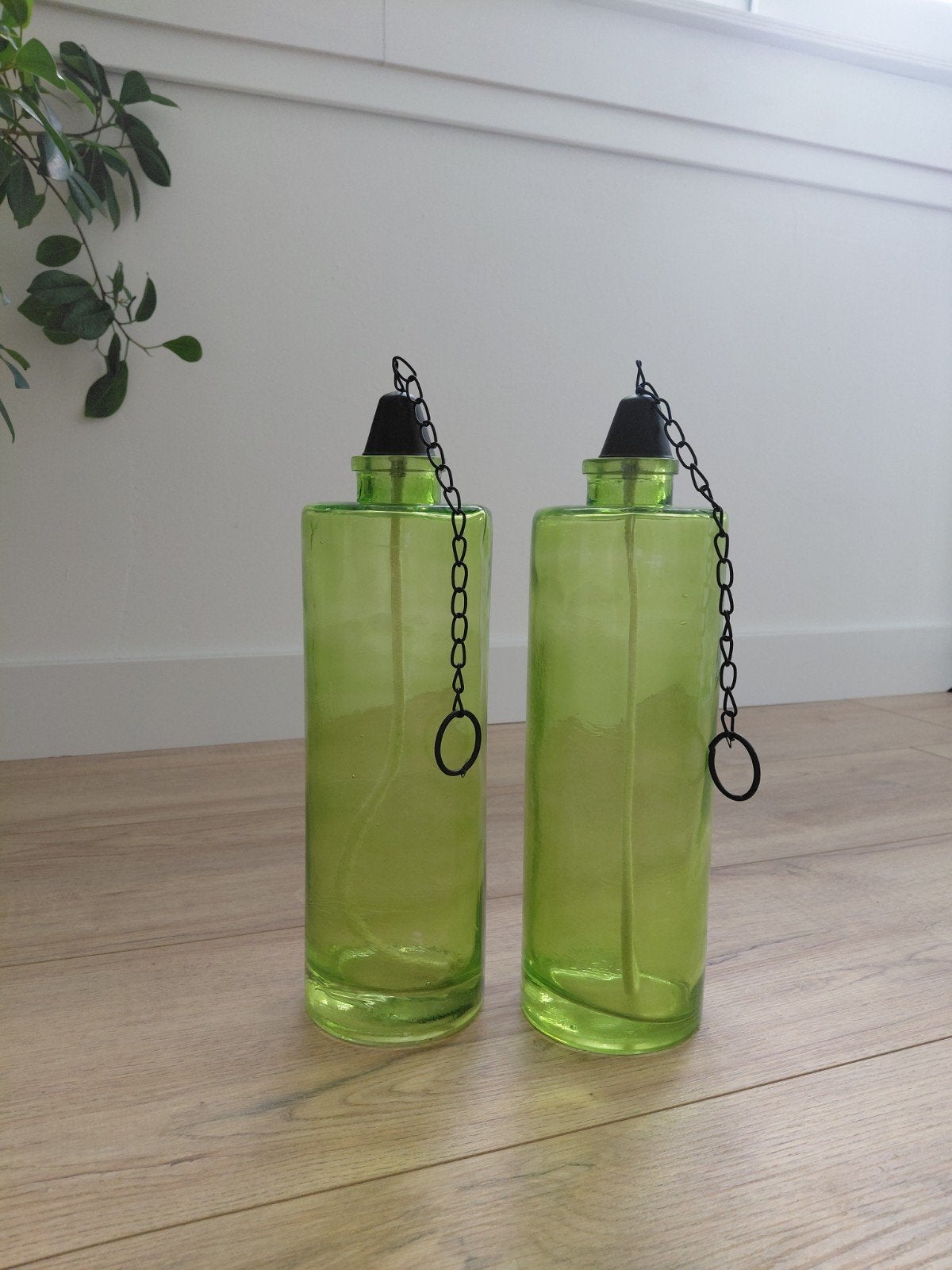 Nieuwe groene olielampen, Ophalen