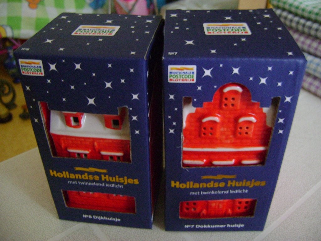 ah hollandse huisjes nr 3/4/5/en nr8 en met 3huisjes hangers, Verzamelen, Albert Heijn, Ophalen of Verzenden