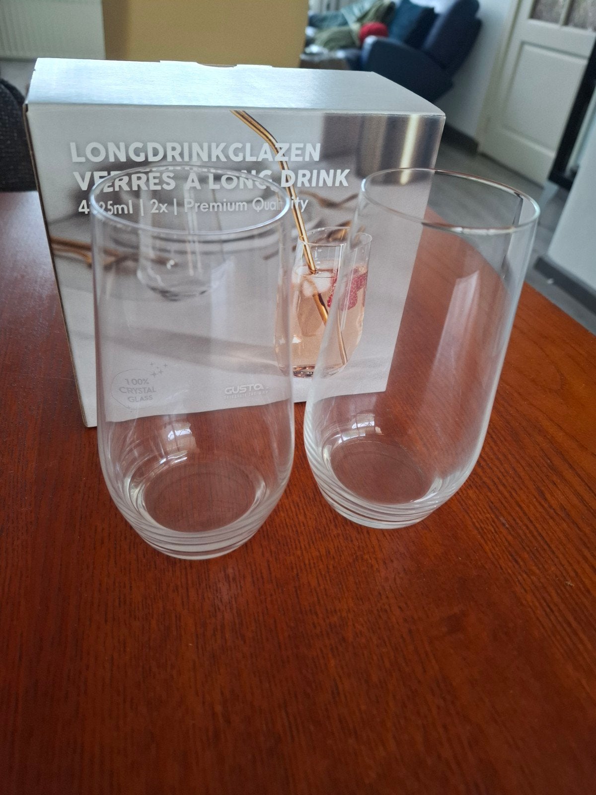 Gusta Gastronomia 'Valencia' longdrinkglazen, Glas of Glazen, Nieuw, Ophalen of Verzenden, Glas