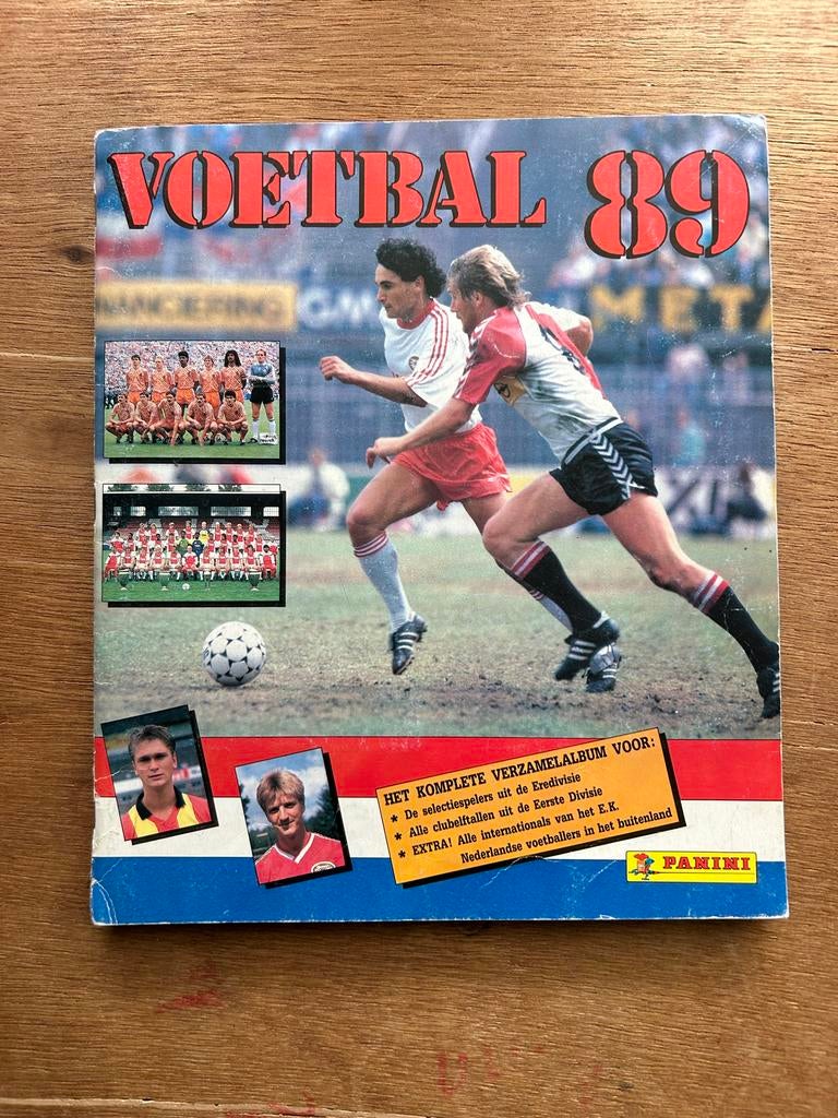 Panini Voetbal 89 album (283/384 stickers), Ophalen of Verzenden, Gebruikt, Meerdere stickers