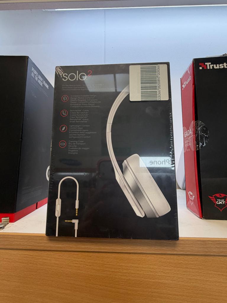Beats Solo 2 On-Ear Koptelefoon - Wit (Nieuw in doos)