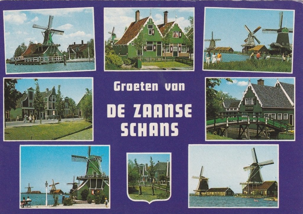 ZAANDAM Zaanse Schans Molens Huizen Groeten, Verzenden, 1980 tot heden, Gelopen, Noord-Holland