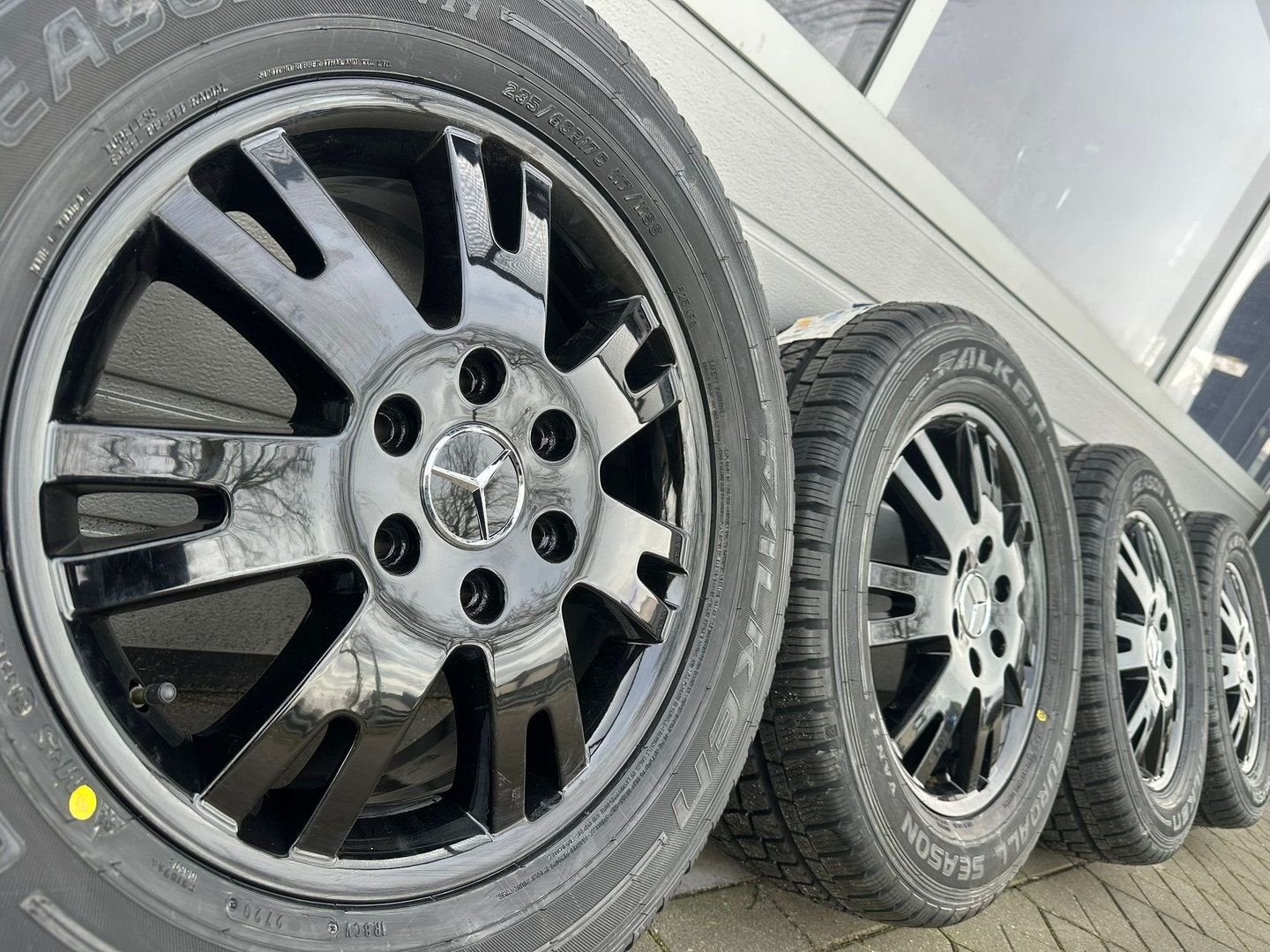 17" Mercedes Sprinter W906 W907 W910 velgen allseason banden, Auto-onderdelen, Bestelwagen, -, -, Banden en Velgen