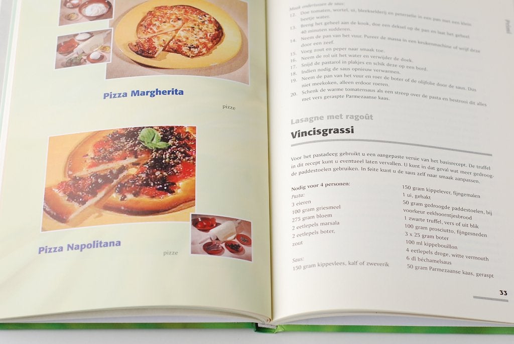 De Italiaanse keuken thuis - Kookboek Harlon jaren 90, Boeken, Verzenden, Zo goed als nieuw, Italië