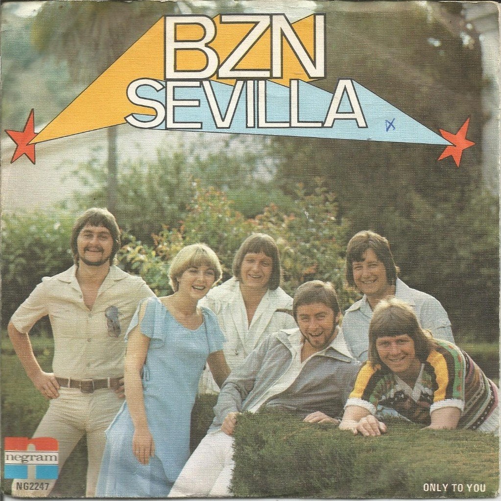 BZN – Sevilla (1977), Cd's en Dvd's, Gebruikt, Fotohoes, 7 inch, Ophalen of Verzenden