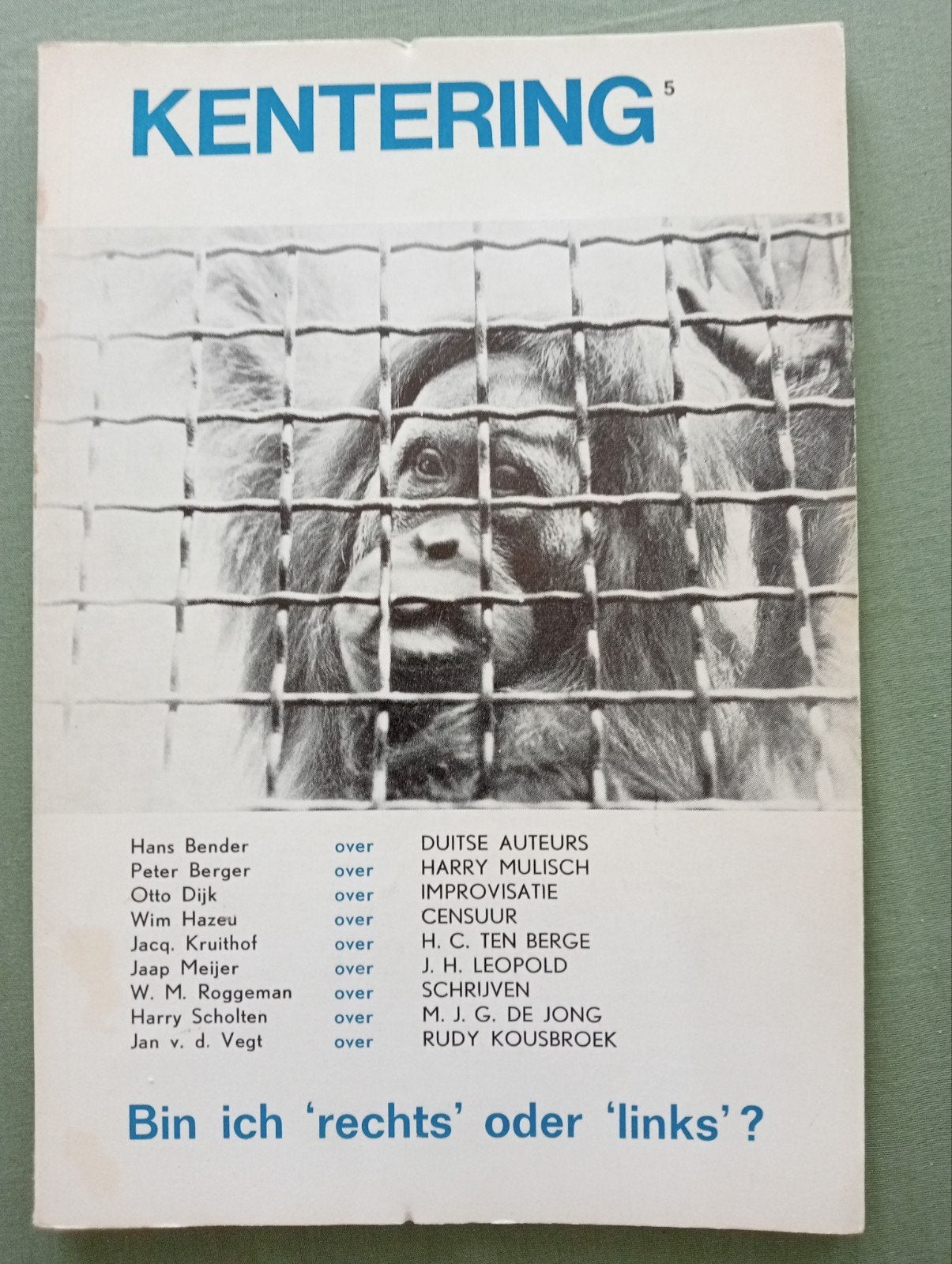 Kentering 5 - 1970 Tijdschrift over literatuur en cultuur, Ophalen of Verzenden, Gelezen, Overige typen