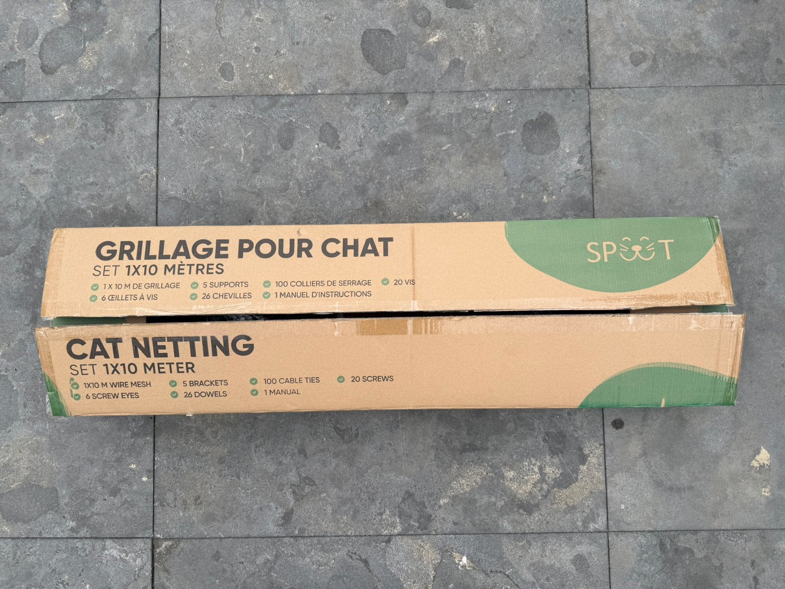 SPUUT Kattengaas Set 10 meter – Nieuw & compleet, Dieren en Toebehoren, Katten-accessoires, Ophalen, Nieuw