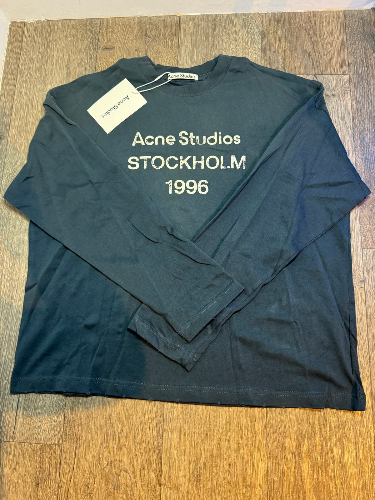 Acne Studios Stockholm 1996 blauwe Longsleeve maten S, M, L, Ophalen of Verzenden, Nieuw, Overige maten, Blauw