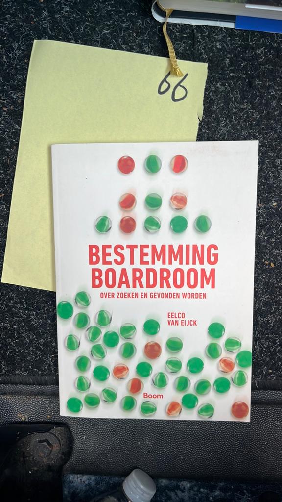 Bestemming Boardroom - Eelco van Eijck, Ophalen of Verzenden, Zo goed als nieuw, Nederland