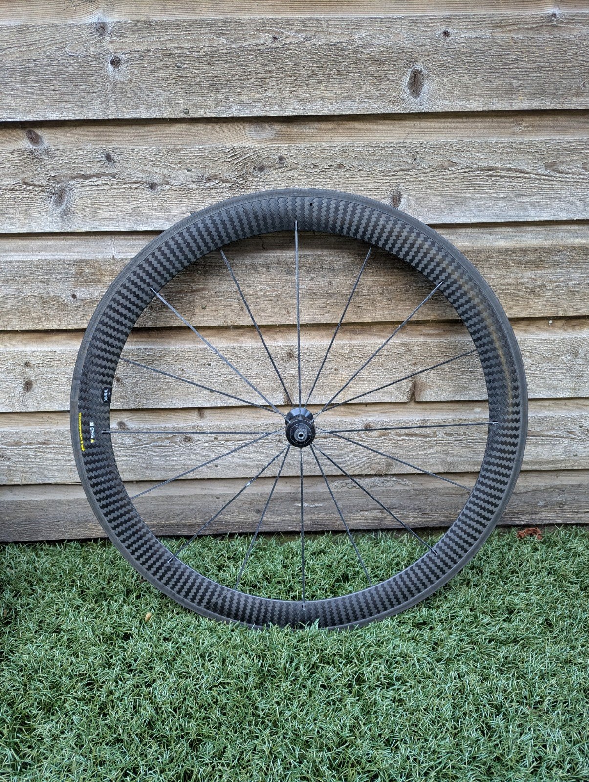Mavic Cosmic SL Exalith voorwiel met remblokken, Fietsen en Brommers, Zo goed als nieuw, Mavic, Racefiets, Carbon