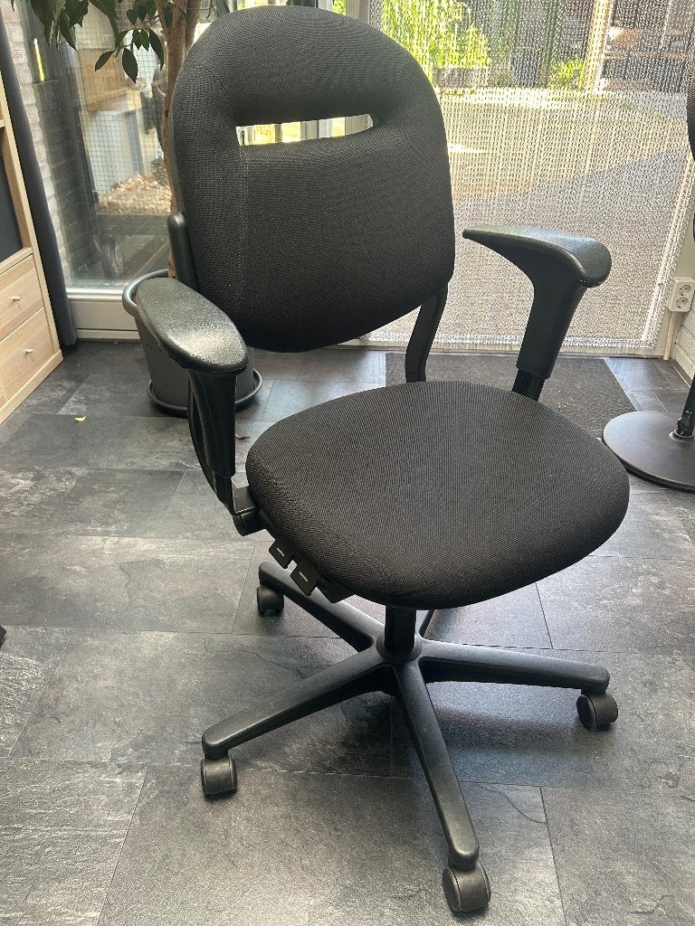 Bureaustoel Ahrend 220, Huis en Inrichting, Bureaustoelen, Ophalen, Gebruikt, Zwart, Bureaustoel