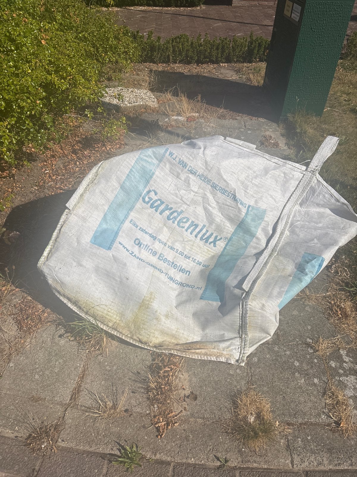 Gratis: Lege kuub zak voor puin of opslag, Ophalen, Gebruikt