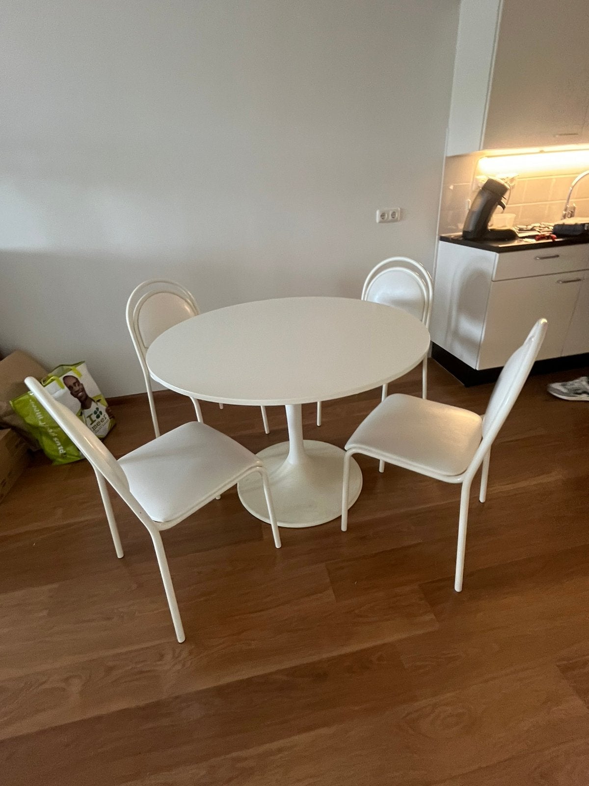 Ikea docksta tafel, Ophalen, Gebruikt, 4 tot 6 stoelen