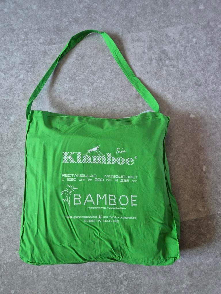 Klamboe Bamboe Muskietennet - Nieuw en Ongebruikt, Ophalen, Nieuw