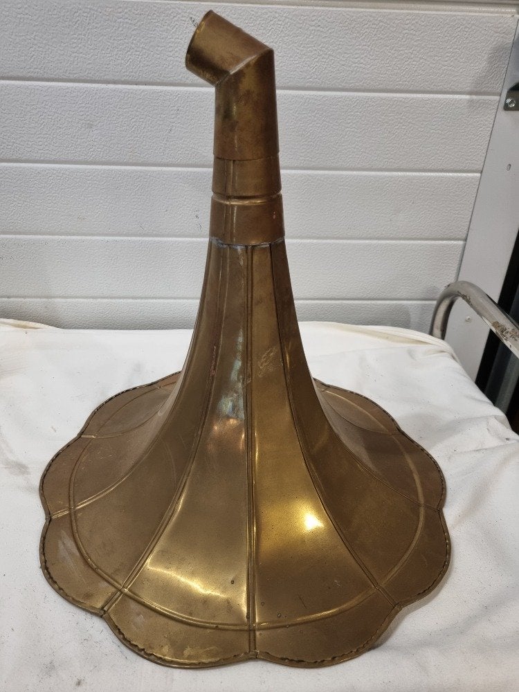 grammofoon hoorn messing vintage, Ophalen of Verzenden, 'T Olde Gre-j, Info@toldegrej.nl, Endepoelstraat 20f Didam