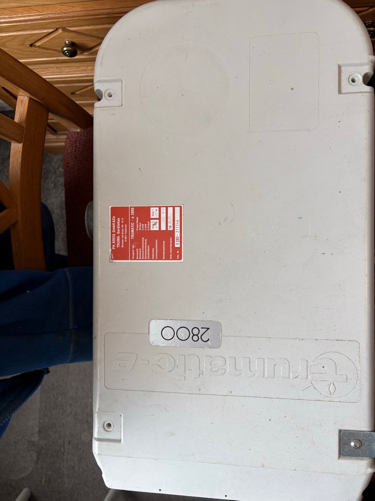 Trumatic-E 2800 Caravan/Camper Verwarming, Ophalen of Verzenden, Gebruikt
