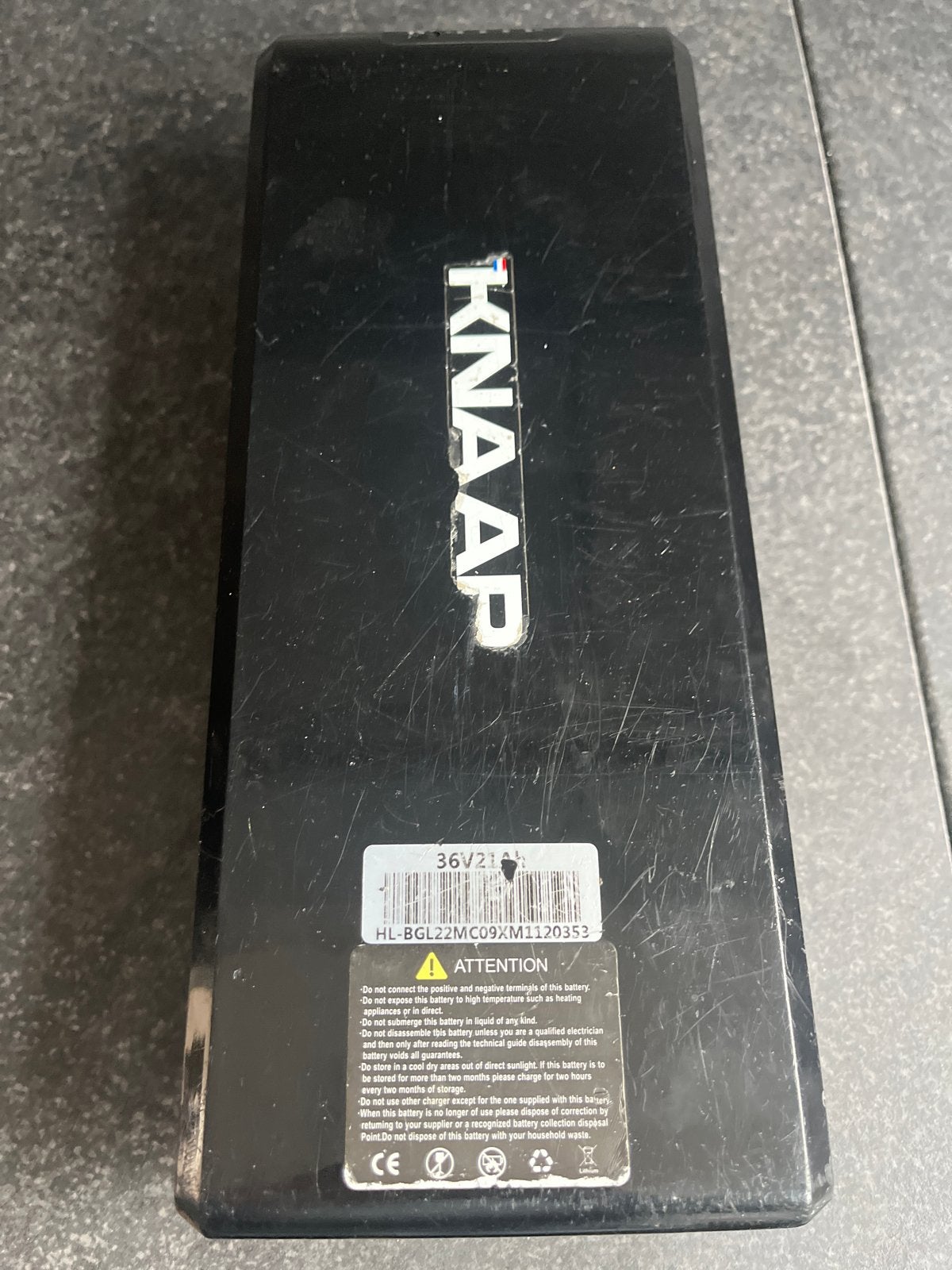 Knaap E-bike Accu 36V21A - Gebruikt, Gebruikt
