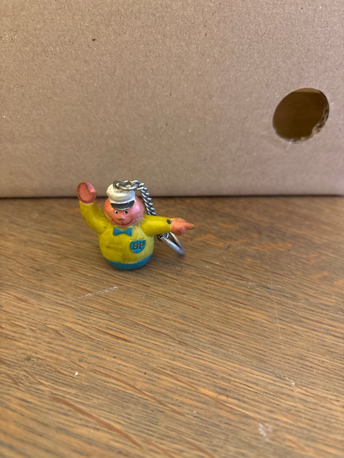 Vintage BP Sleutelhanger - Figuurtje, Ophalen of Verzenden, Gebruikt, Knuffel of Figuurtje
