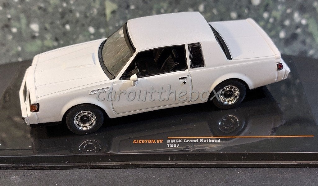 Buick Grand National 1987 wit 1:43 Ixo V1108, Verzenden, Nieuw, Auto, Overige merken