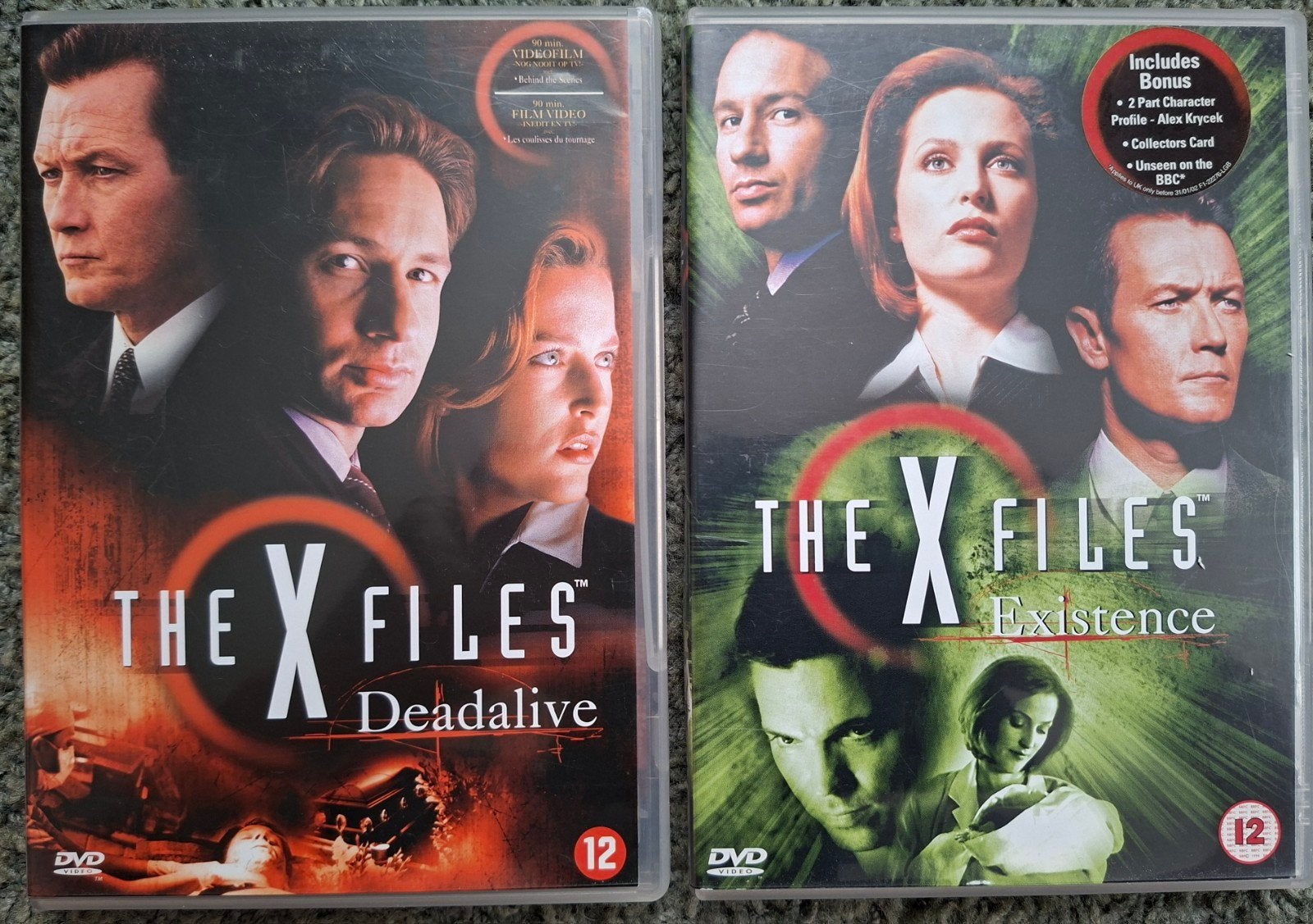 2 x THE X-FILES MOVIES. ALS NIEUW. 5 EURO PER STUK., Cd's en Dvd's, Dvd's | Tv en Series, Alle leeftijden, Ophalen of Verzenden