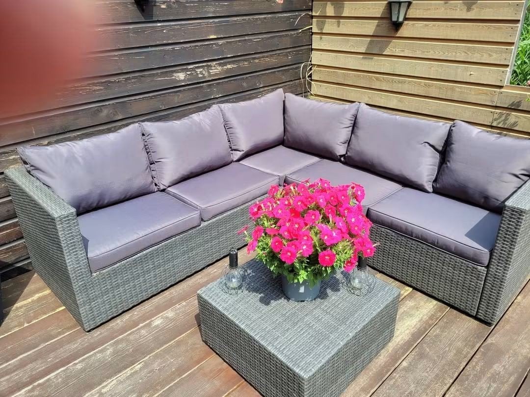 Loungeset, Tuin en Terras, Ophalen of Verzenden, Gebruikt, Kunststof