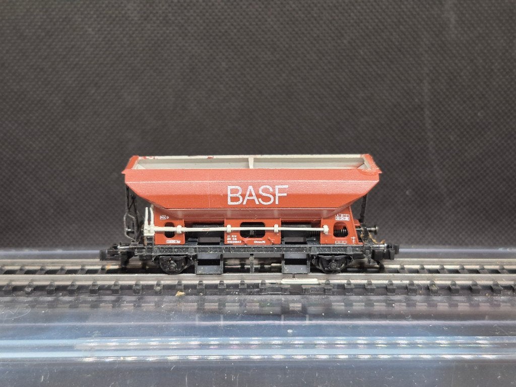 Arnold 4482 - Zelflosser Otmm 70 "BASF" (16687), Hobby en Vrije tijd, Modeltreinen | N-Spoor, Arnold, Gebruikt, Gelijkstroom, Wagon