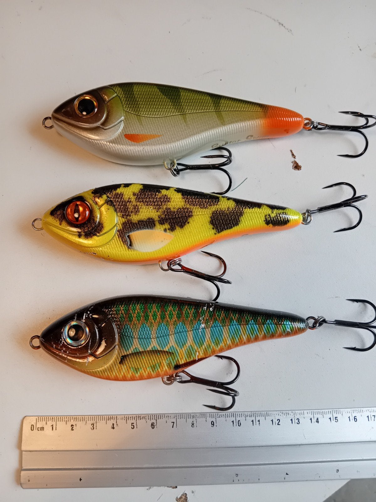 3x Strike Pro Buster Swim. kunstaas, Ophalen of Verzenden, Zo goed als nieuw, Overige typen