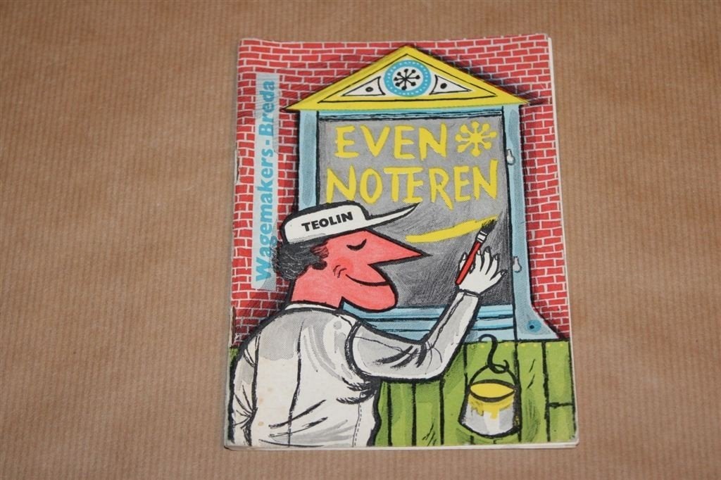 Notitieboekje Wagemakers Teolin [Verf] - 1956 !!, Ophalen of Verzenden, Gebruikt, Reclamebord